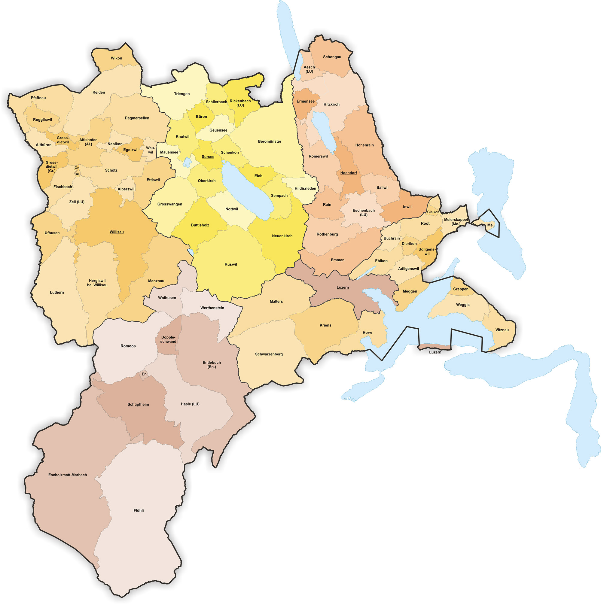 Gemeinden KT LU