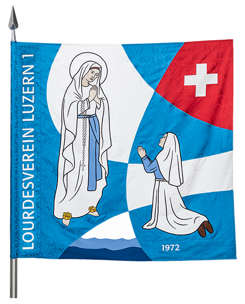 Lourdes Vereinsfahne Web